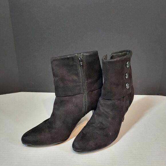 Fioni Black Ankle Boots  - Picture 1 of 13